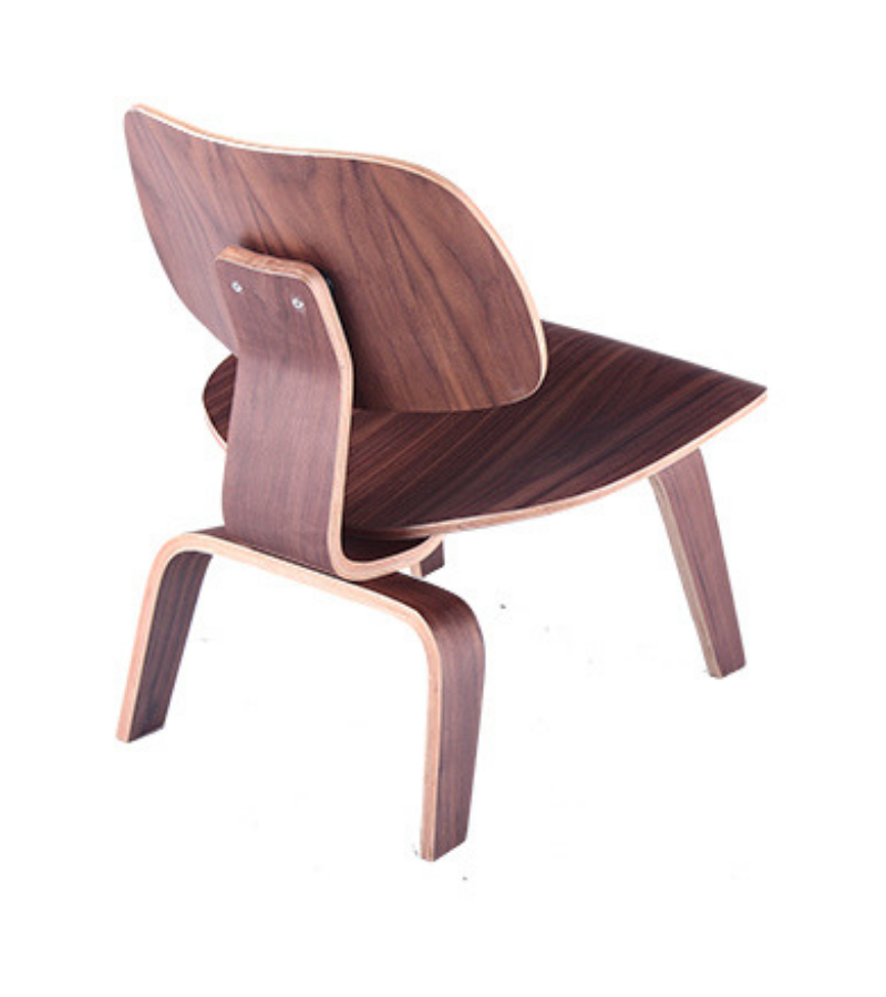 L C W Low Chair Wood in American Walnut - Onske