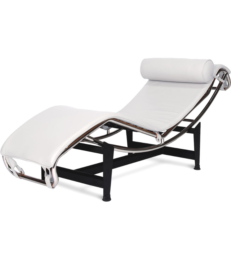 LC4 Chaise Longue Corbusier style in full leather - Onske