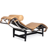 LC4 Chaise Longue Corbusier style in full leather - Onske