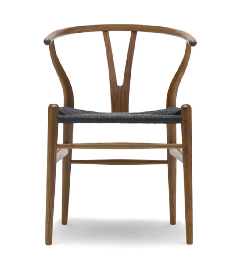 Wishbone Y Chair Hans Wegner style Premium Quality in Walnut finish - Onske