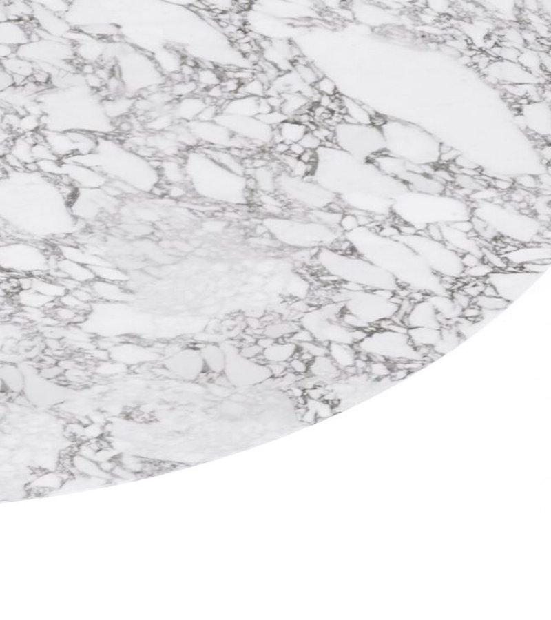 Arabescato Marble Tulip Dining Table in Choice of Size - Onske