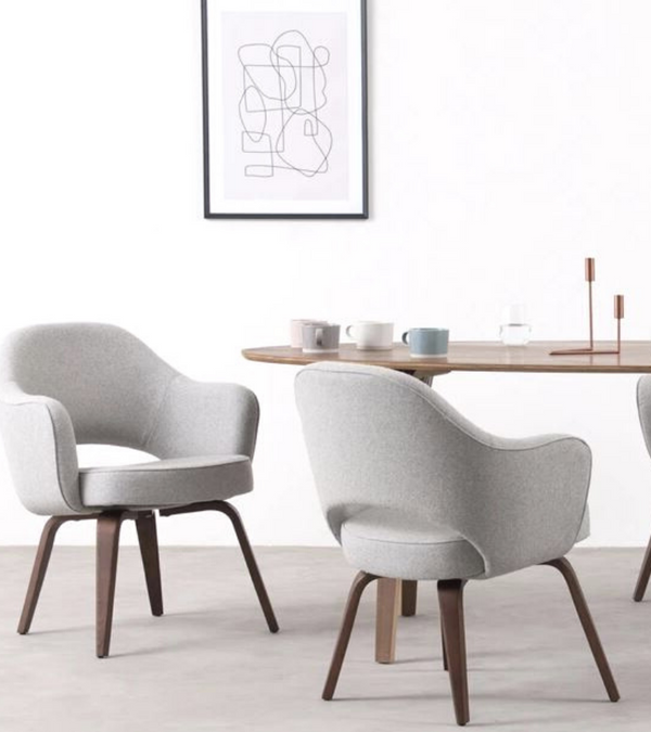 Executive Mid-Century Arm Chair Saarinen Style