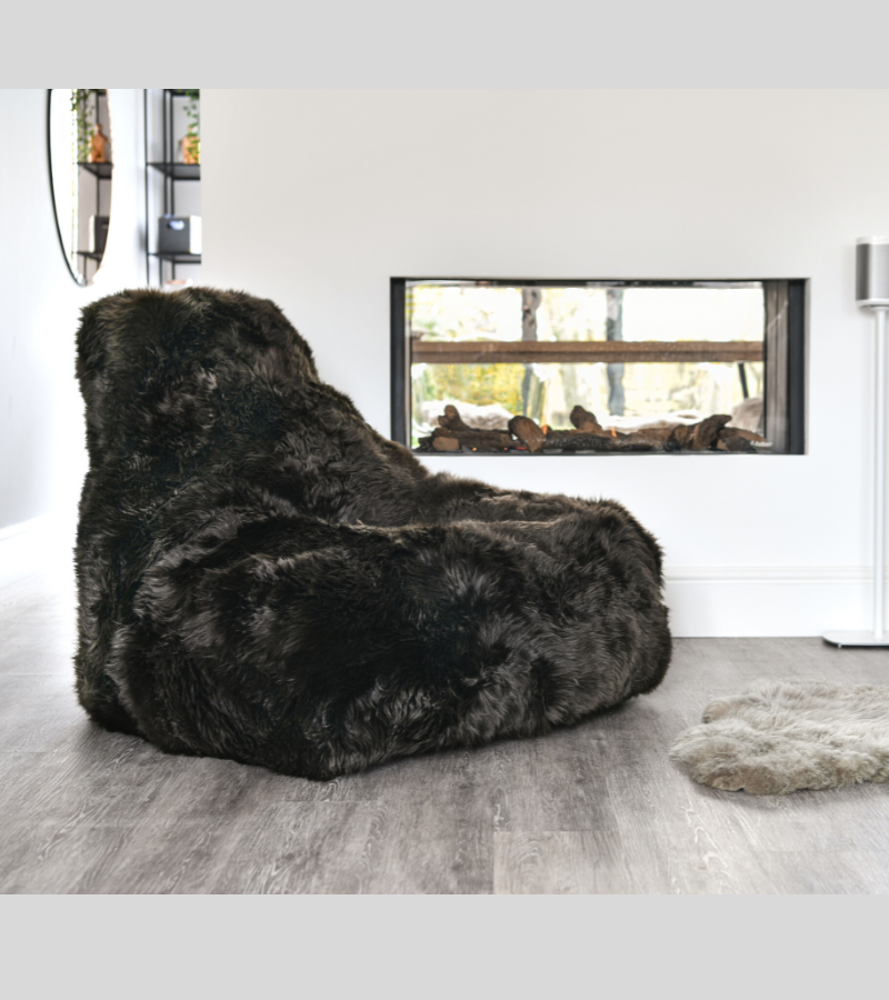 Pure 100% Sheepskin Luxury Beanbag Chair in choice of furs – Onske