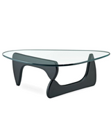 Noguchi Style Glass Coffee Table Large 130cm