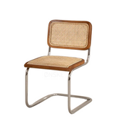 Cesca style Rattan Chair in Natural or Walnut