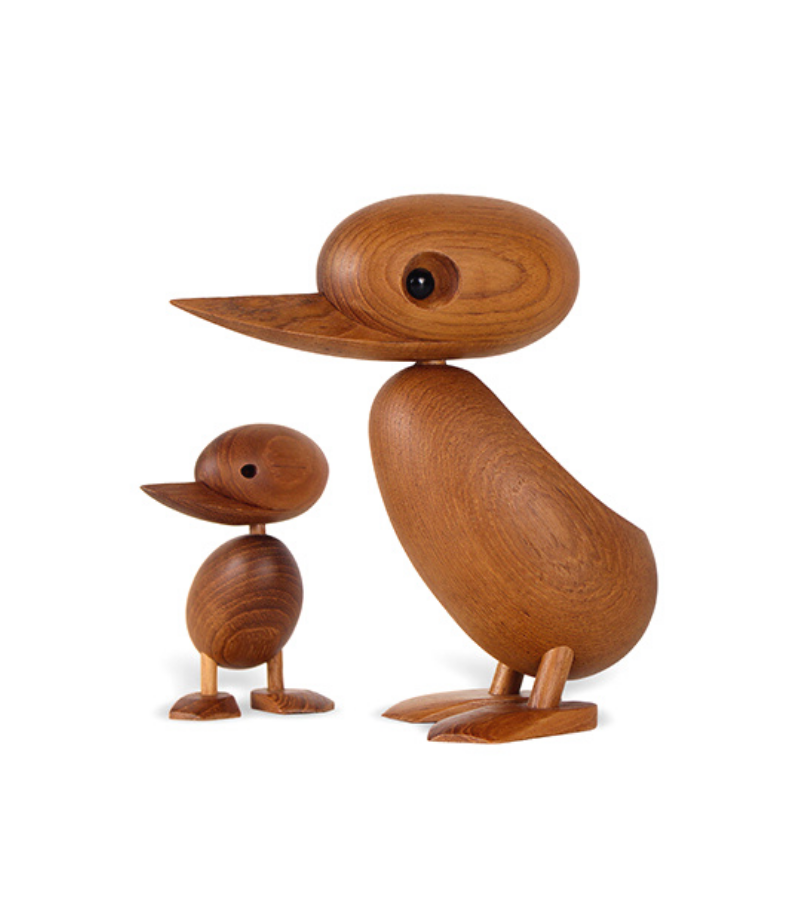 Duck Danish Style Wood Figurines