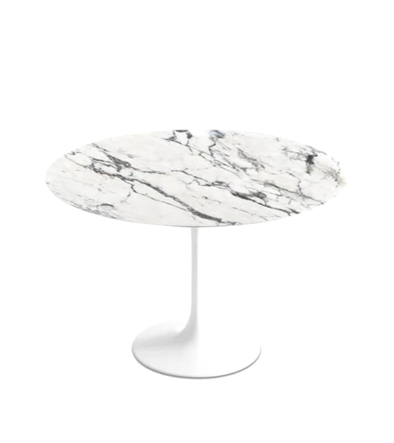 Arabescato Marble Tulip Dining Table in Choice of Size