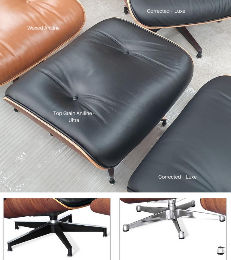 Best leather hot sale chair with ottoman