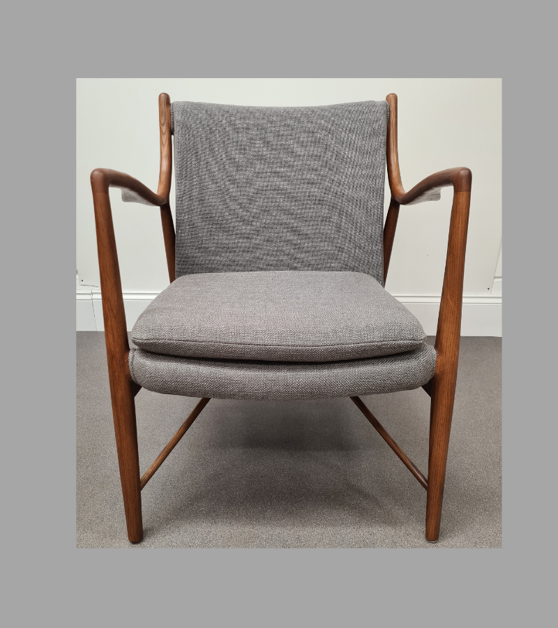 Fin Juhl Style 45 Chair in Ash Wood