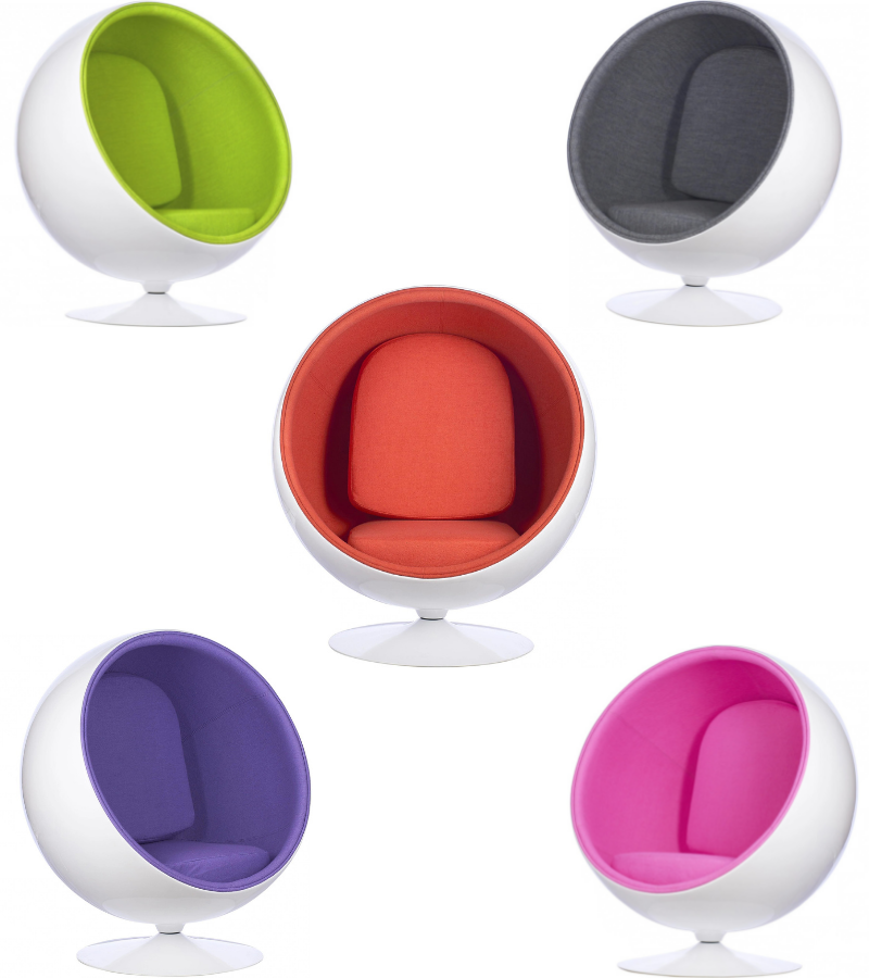Globe Ball Chair Retro Swivel Onske