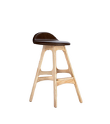 Model 61 Style Counter Stool 64cm in solid ash wood