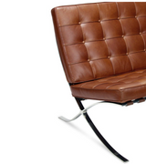 Two Seat Barcelona Sofa in Italian Leather - Onske