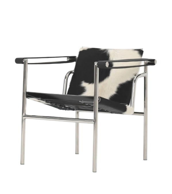 LC1 Style Sling Chair in Premium Leather