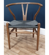 Wishbone Y Chair Hans Wegner style in Walnut finish ahs wood - Onske