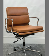 Vintage Tan Leather Office Chair Onske