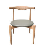 Cowhorn Style Round Dining Chair