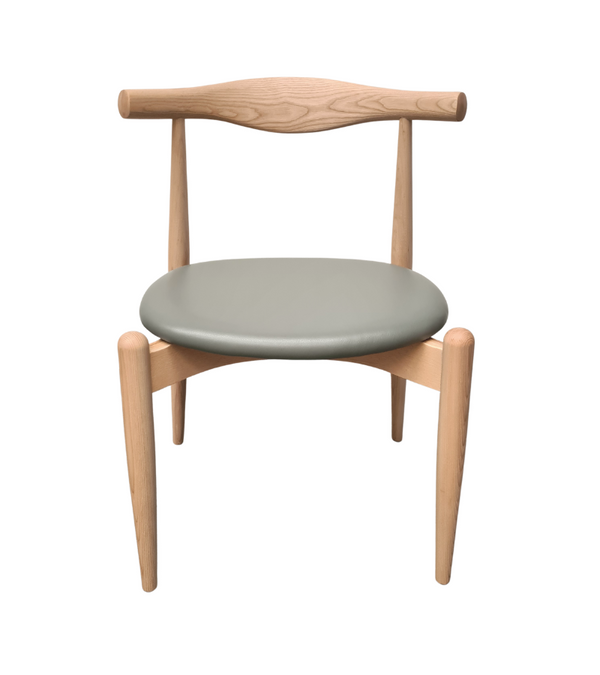 Elbow Cowhorn Style Round Dining Chair