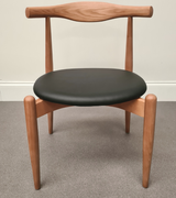 Cowhorn Style Round Dining Chair
