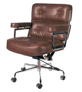 ES104 Lobby Style Management Office Chair in Full Leather