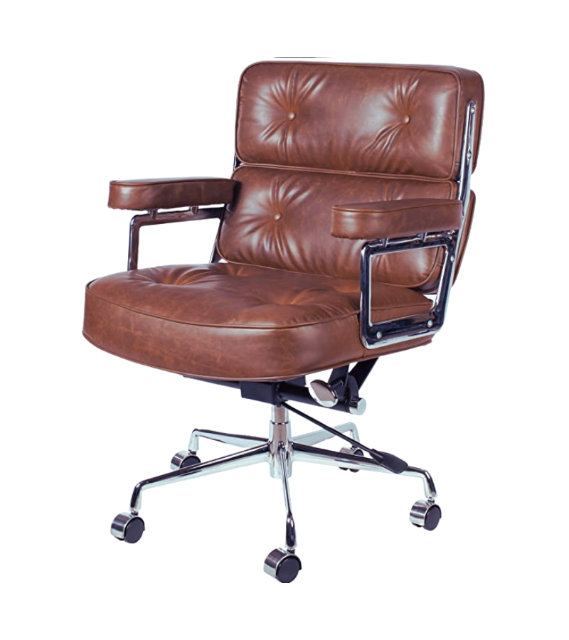 ES104 Lobby Style Management Office Chair in Full Leather
