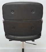 Time Life lobby Style Chair in Black Leather