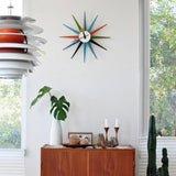 Sunburst Clock Nelson style Premium Quality - Onske