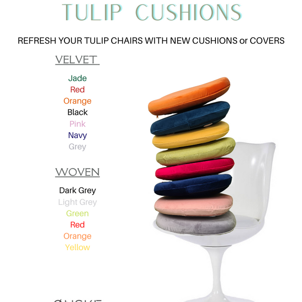 Tulip chair cushion cover best sale